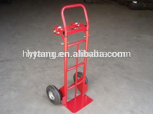 HT2009 convertible hand trucks can be used as an two-wheel hand truck or a horizontal  platform truck