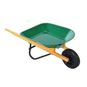 Dump Cart Wheelbarrow Push and Pull Towed Behind Trailer Mini Max CBF Wheel Pcs Plastic Garden Tray Feature Weight