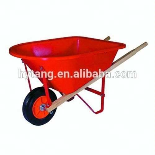 Dump Cart Wheelbarrow Push and Pull Towed Behind Trailer Mini Max CBF Wheel Pcs Plastic Garden Tray Feature Weight