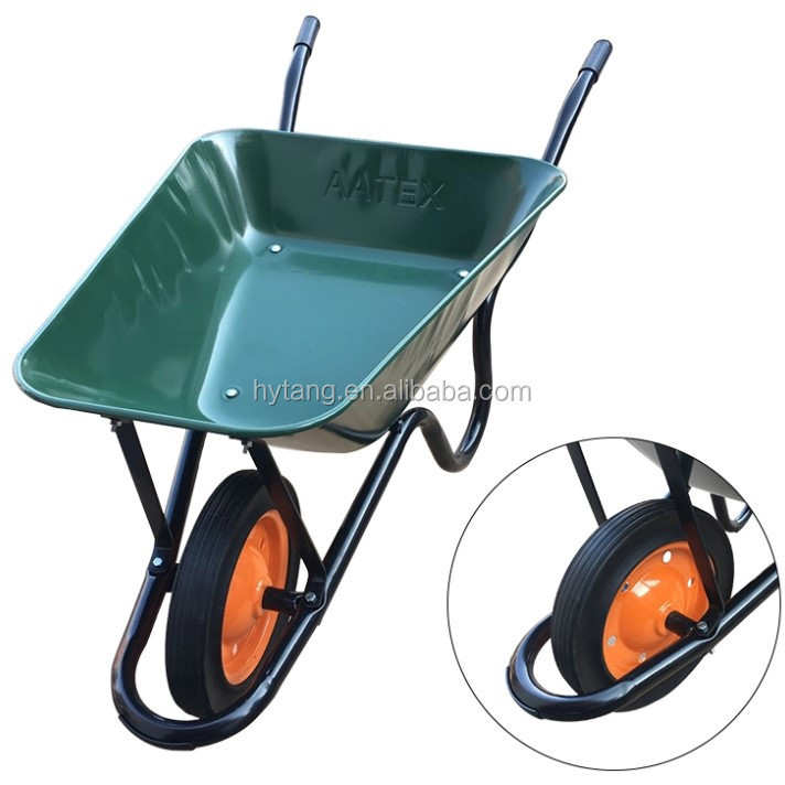 Custom Design Widely Used WB3800 60L Metal Wheel Barrow Heavy Duty Industrial Wheelbarrow