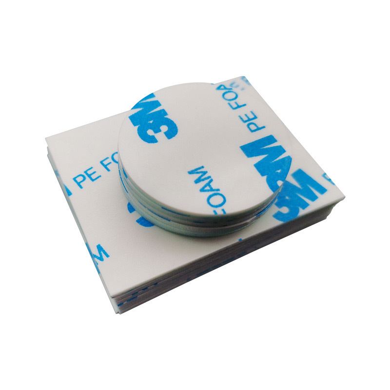 die cut round 1.1mm double sided polyethylene foam tape 1600t self adhesive double sided pe foam acrylic adhesive tape