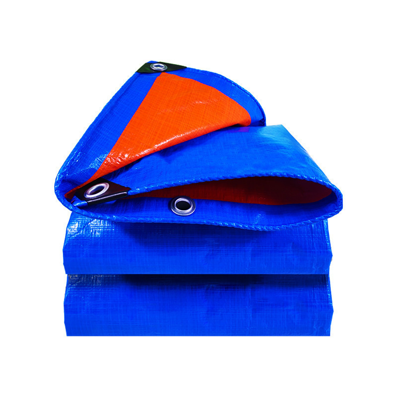 Standard Poly Tarp Blue Orange Waterproof Polyethylene Tarpaulin for Canopy Tent Boat Or Pool Cover Camping Tents PE Tarpaulin