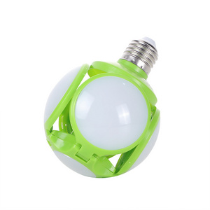 New Products Creative Ufo Super Brightness Fashion Hanging Waterproof Foldable Lamp Led Deformed Football Spiral Light Bulb