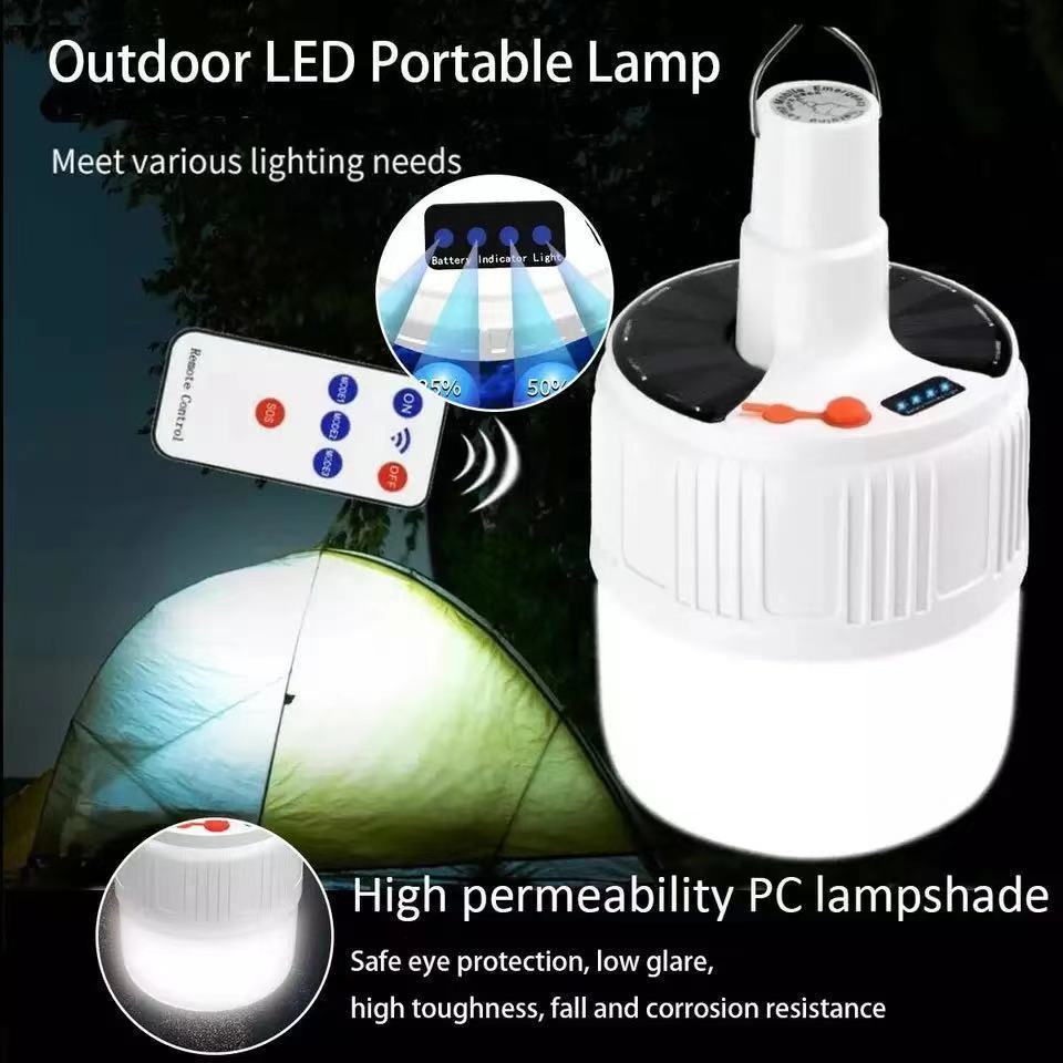 Hot Sales High Performance Outdoor Camping Adjustable Smart Bulb Rechargeable Waterproof Emergency Portable Solar Led Light Bulb