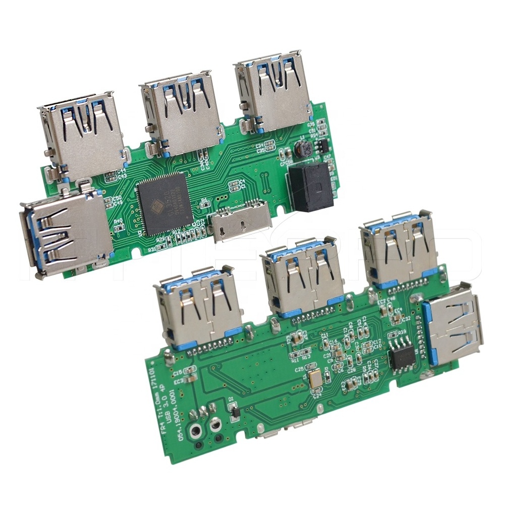 HytePro Pcb manufacture and assembly 4 port usb 3.0 hub board