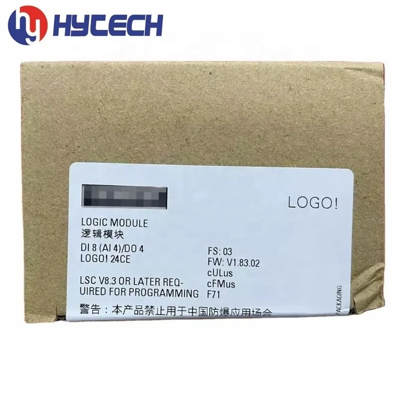 New 6ED1052-1CC08-0BA1 Original LOGO! 24CE logic module DI 8 (AI 4)/DO 4 for Siemens plc logo in stock