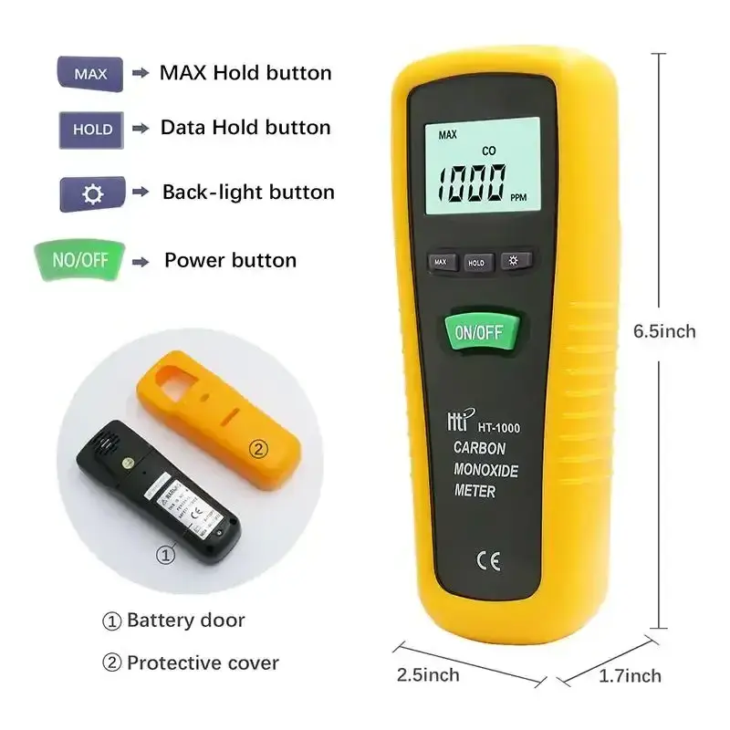 HTI Ice Plant / Chike Leak Alarm System Nh3 Gas Ammonia Gas Detector for Farm, Poultry, Pig & Livestock