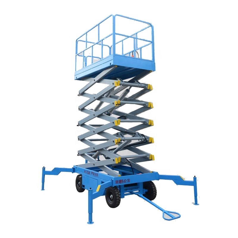 Factory Price hydraulic mobile Scissor Lift Table Aerial Working Platform For Wheelchair