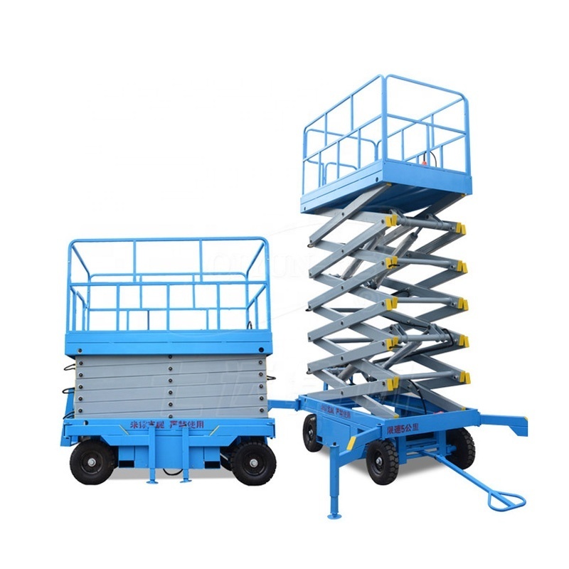 Factory Price hydraulic mobile Scissor Lift Table Aerial Working Platform For Wheelchair