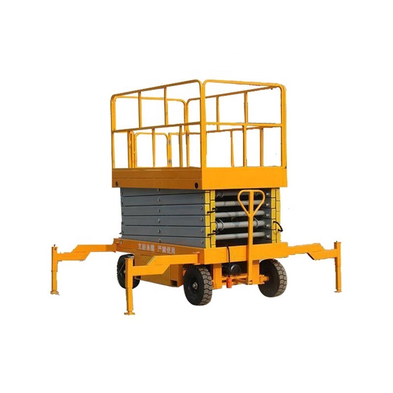 Factory Price hydraulic mobile Scissor Lift Table Aerial Working Platform For Wheelchair