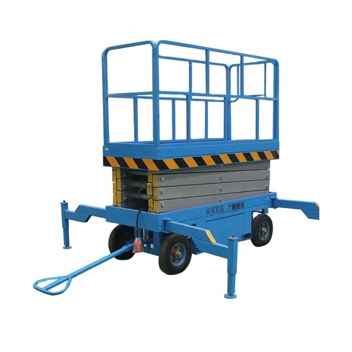 Factory Price hydraulic mobile Scissor Lift Table Aerial Working Platform For Wheelchair