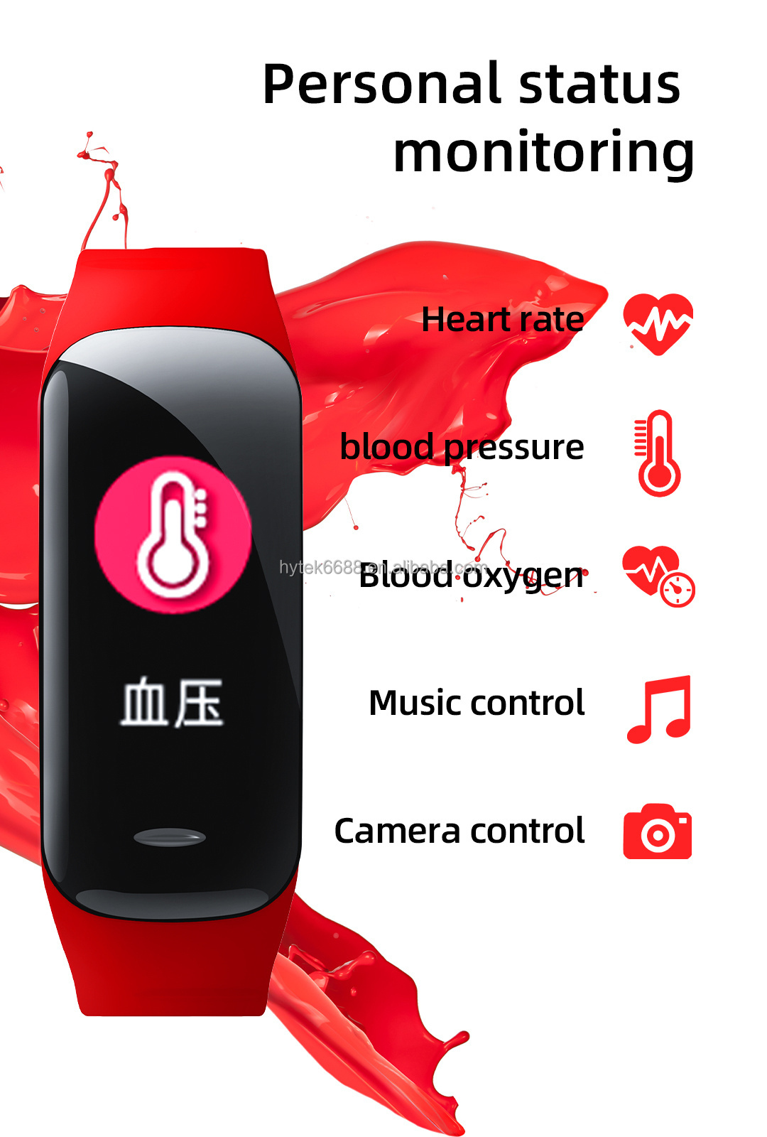 Sport Smart Watch Men Women Fitness Smart Band Pedometer Multifunction Bt Blood Pressure Blood Oxygen Wristband For Android Ios