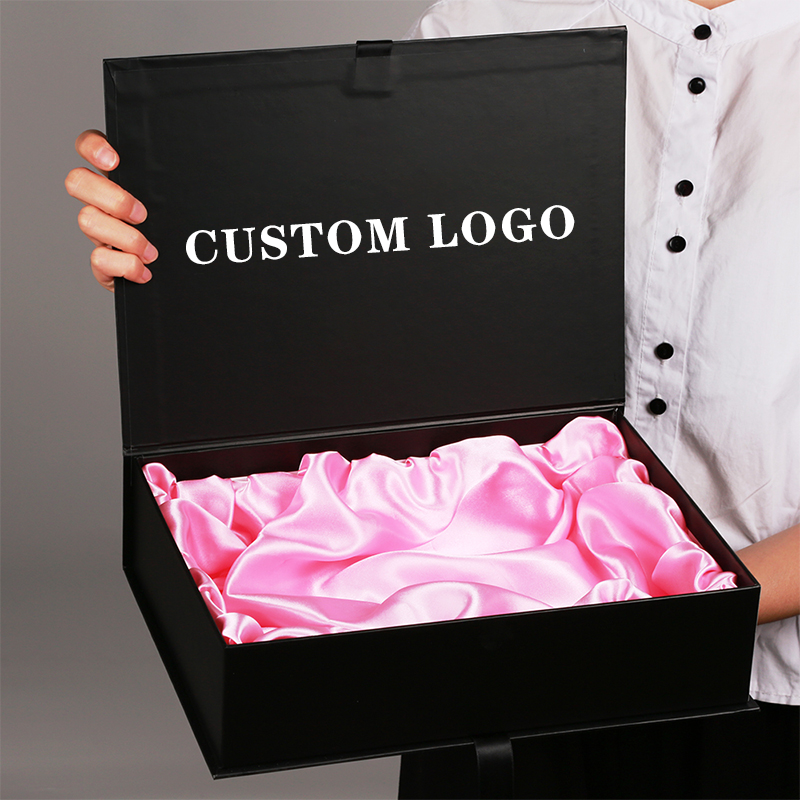 2023 Custom Logo Luxury Manufacturer Custom Logo Gift Wig Paper Box Rigid Luxury Hair Extension Packaging Box for hair packaging