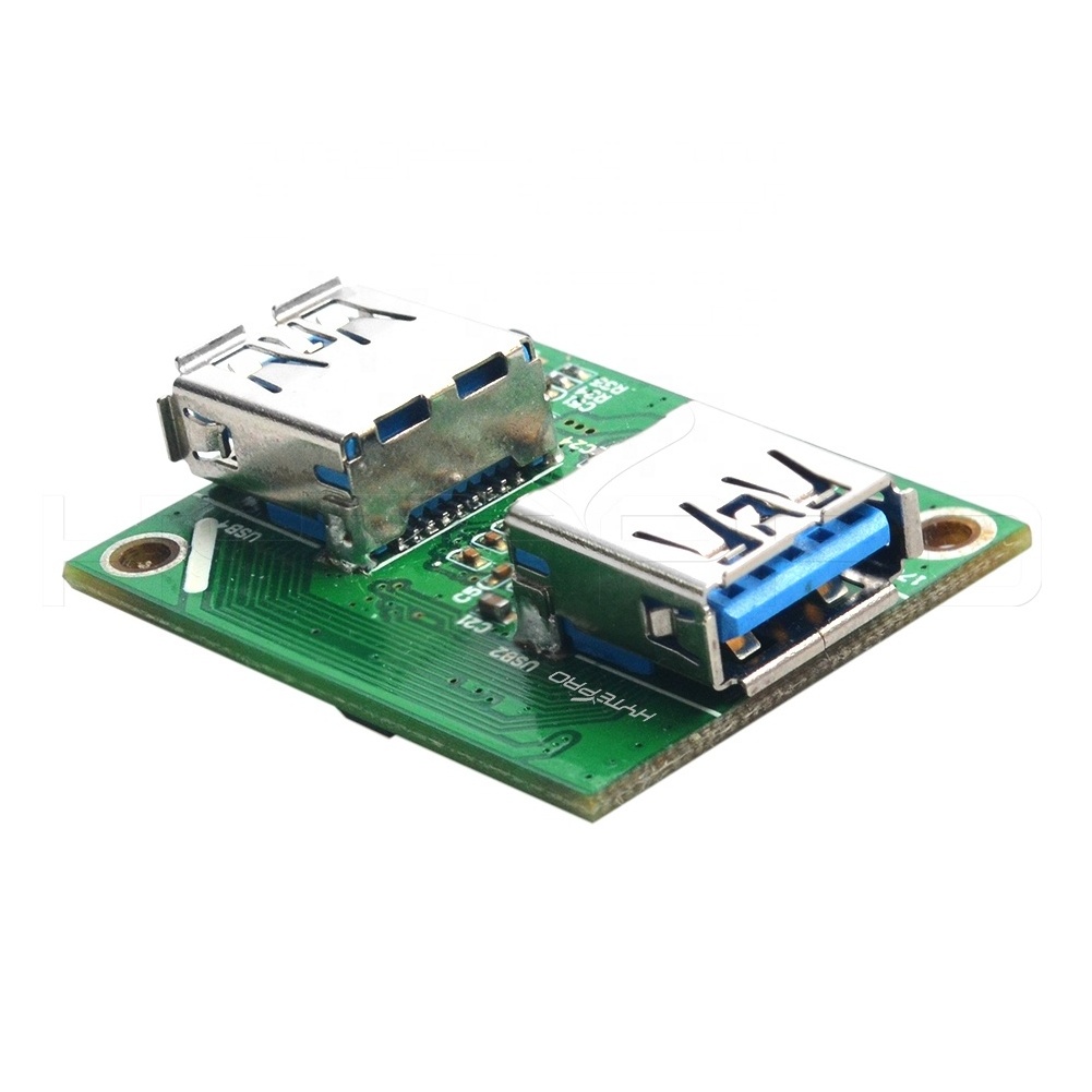 Mini design 2 port usb 3.0 hub pcb board manufacturer