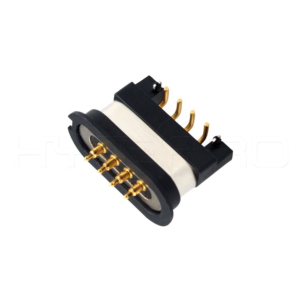 HytePro Waterproof electrical charger charging 4 pogo pins magnetic male female connector