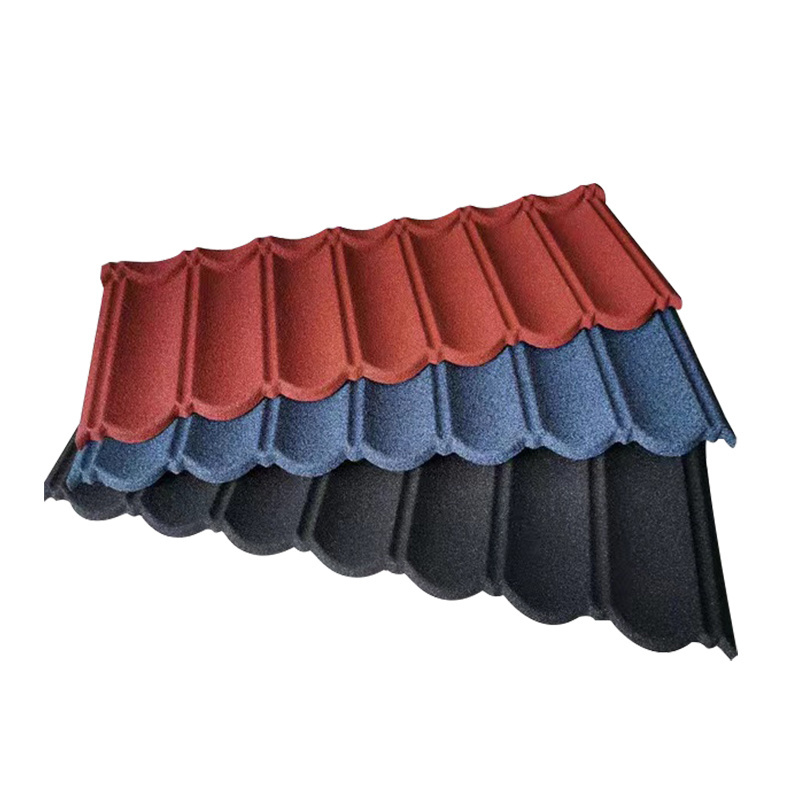 High Quality Self Adhesive Stainless Steel Tiles Stone Coated Steel Roofing Tile