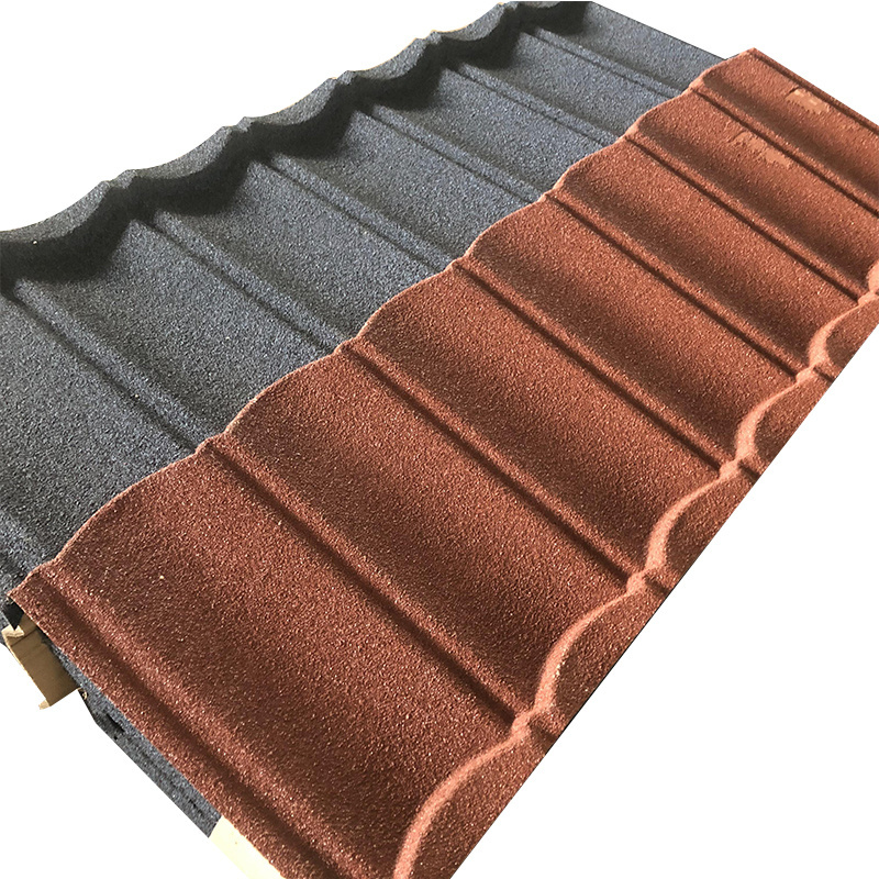 High Quality Self Adhesive Stainless Steel Tiles Stone Coated Steel Roofing Tile