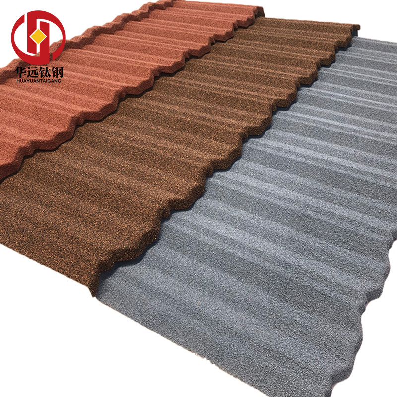 New design colorful stone coated steel roofing shingles aluminum zinc steel roof tiles