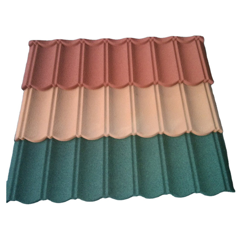 Ghana long time warranty building Materials Roofing Tiles Stone Coated Metal Roof Tile Type Roof Tiles Chile Philippines