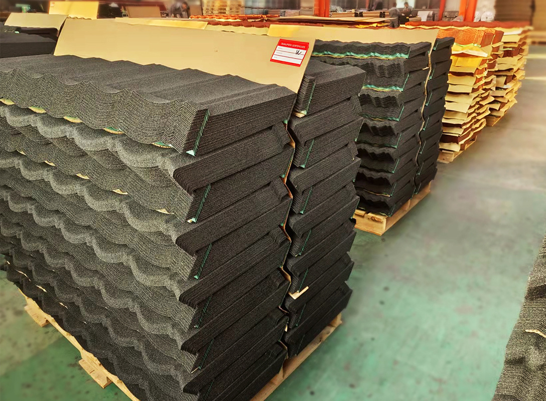 Ghana long time warranty building Materials Roofing Tiles Stone Coated Metal Roof Tile Type Roof Tiles Chile Philippines