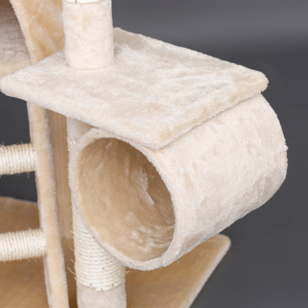 Hoopet High Quality Sisal Floor To Ceiling Cat Scratcher Furniture Tree Wholesale