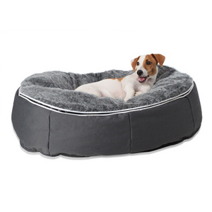 Pet Cushion Detachable Wash Round Modern Premium Dog Bed Waterproof With Cover