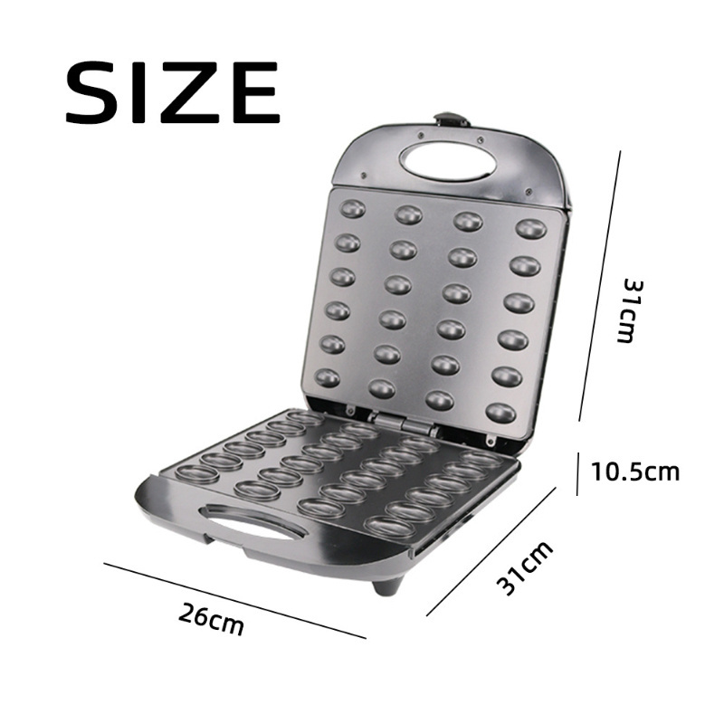 Bread Baking Machine Nut Waffle Electric Walnut Cake Maker Bakeware Sandwich Iron Toaster Breakfast Pan Oven