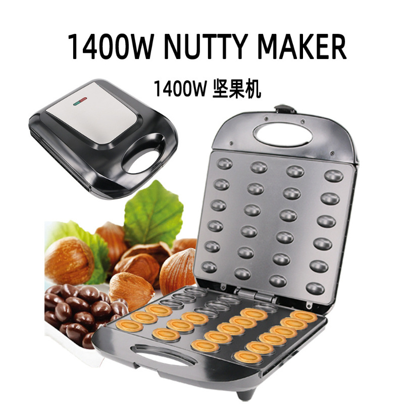 Bread Baking Machine Nut Waffle Electric Walnut Cake Maker Bakeware Sandwich Iron Toaster Breakfast Pan Oven