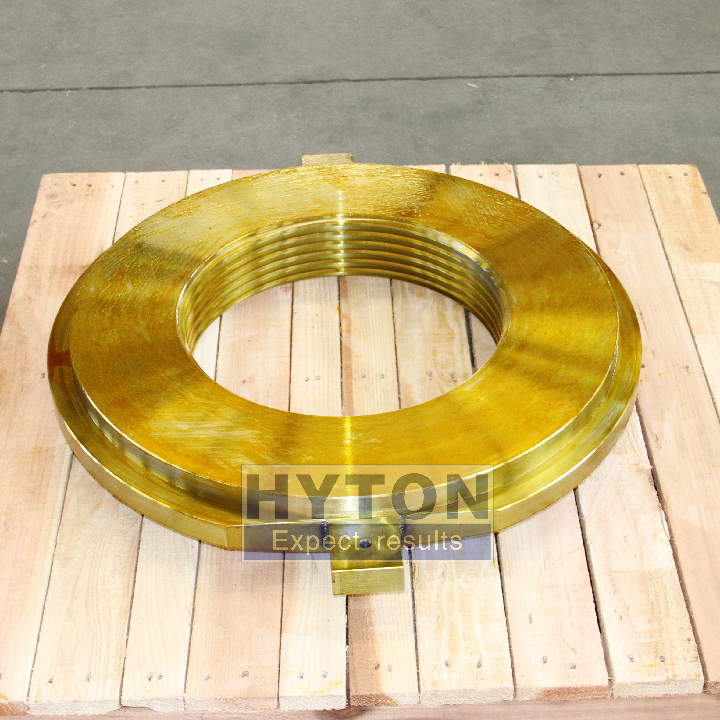 OEM Quality Hyton Mining Machine Accessories Locking Nut Suit Gp330 Gp550 Gp220 Gp300 Single Cylinder Cone Crusher Spare Parts