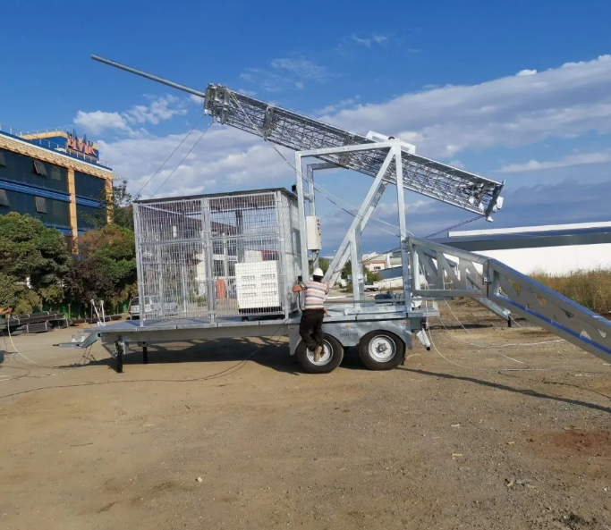 Cow Cell on Wheel Light Trailer