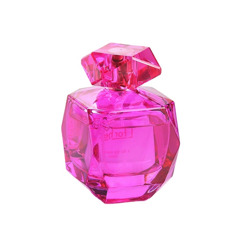 wholesale china pink 100ml empty glass empty perfume bottle