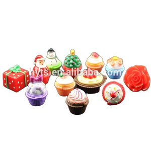 mini cute colorful cupcake lip gloss container