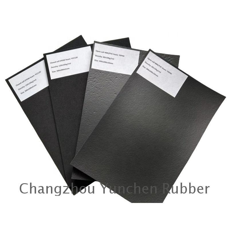 Professional high quality NBR EPDM CR Butyl FKM Rubber latex sheet