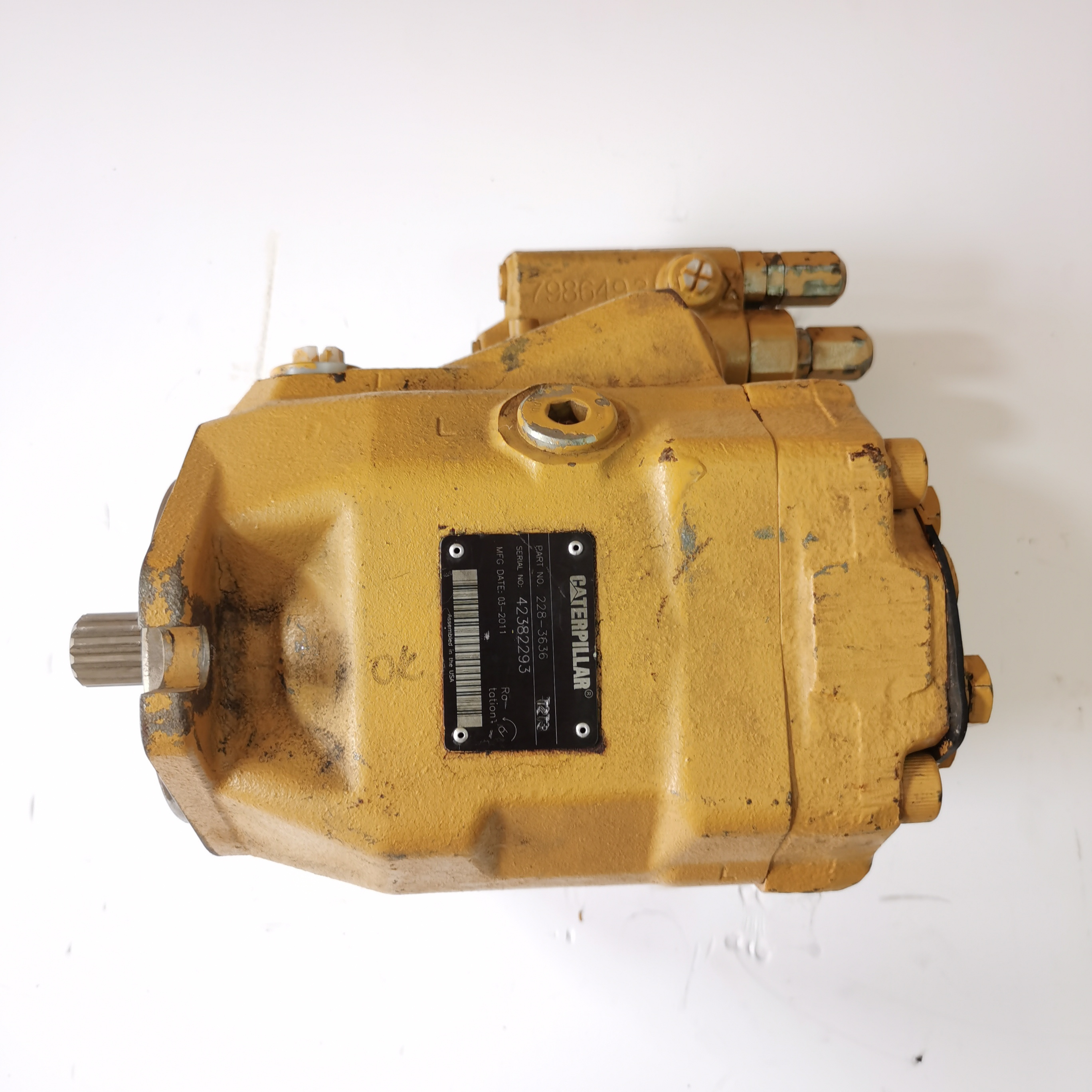 HYUNKOOK 228-3636 Hydraulic Pump 10R4506 COMPACTOR FOR CAT836H LOADER CAT988H C18 LOADER DOZER 834H