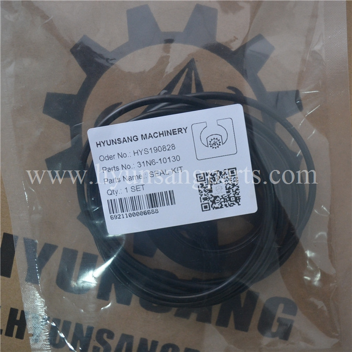 Hyunsang Small Mini Excavator Parts 81N6-00022 31N6-10180 31N6-10130 XJDB-00003 Seal Kit For R200W7 R210LC7