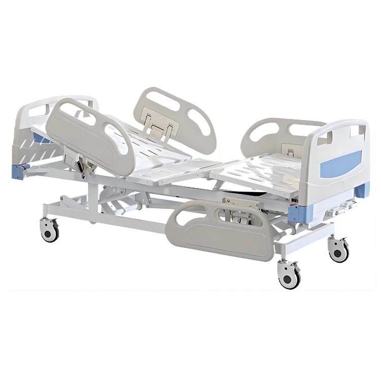 Factory Good Price Mobile 3 Cranks Manual Adjustable Medical Bed