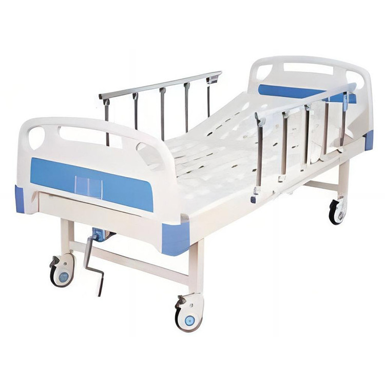 Factory Good Price Mobile 3 Cranks Manual Adjustable Medical Bed