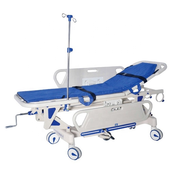 Operating Room Medical Patient Car Transport Stretcher Transfer Trolley Hospital Bed