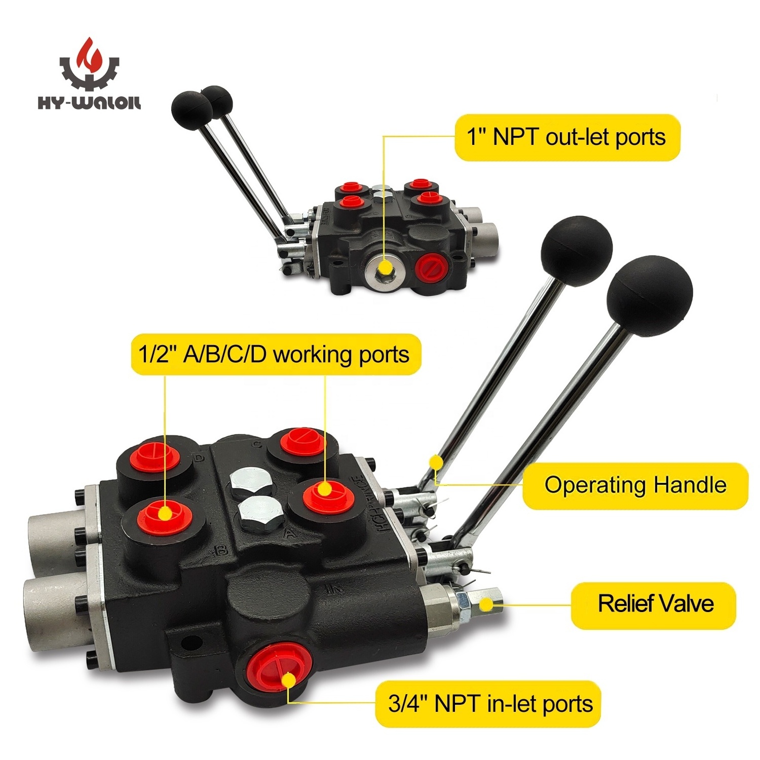 Factory Supply 18 Nominal Diameter Hydraulic Mobile Control Valve Back Pressure Control Valve