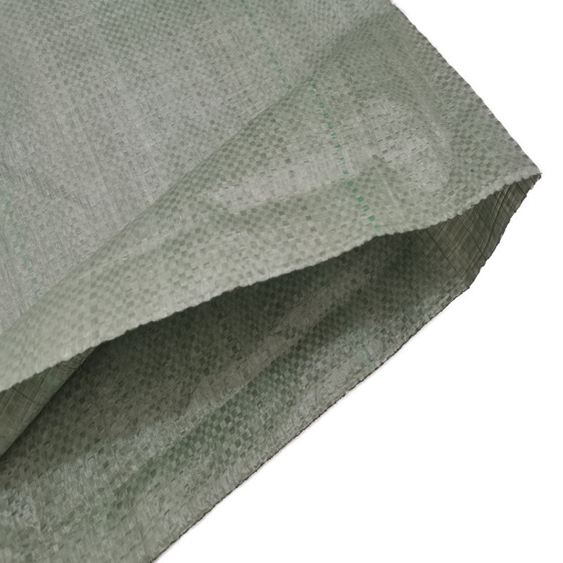 Wholesale High Quality 25kg Construction Sand Green Package Bag Empty Sacks 50kg PP Woven Sand Bags