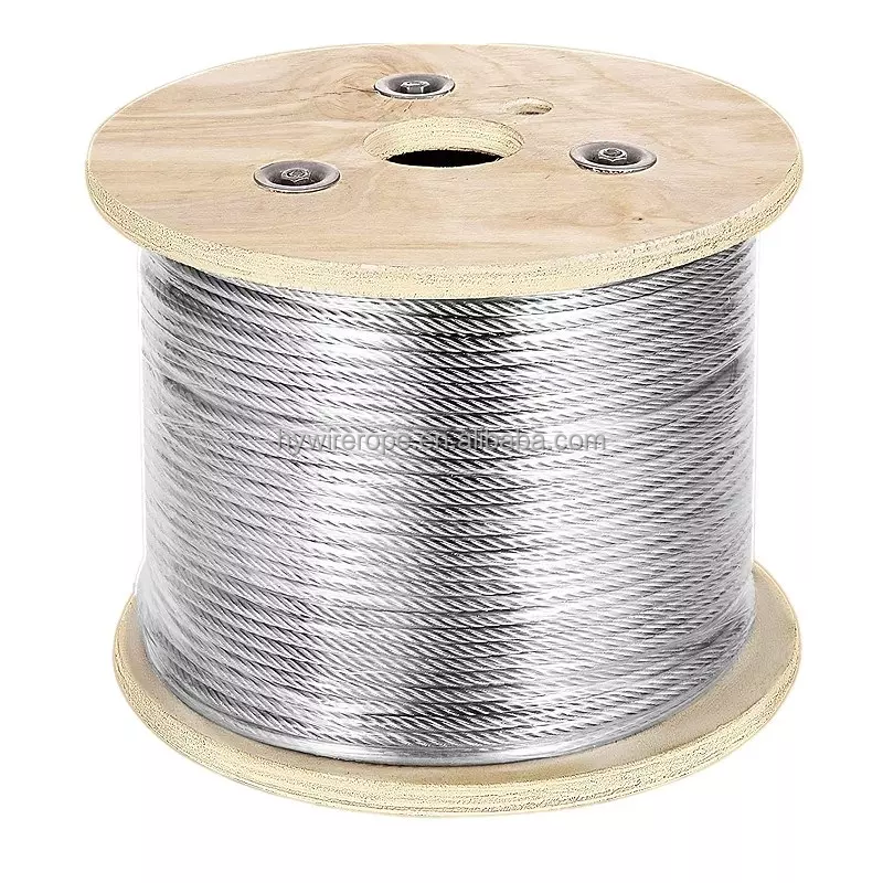 Factory production Stainless Steel Wire Rope cable 1mm 2mm 3mm 4mm 5mm 6mm