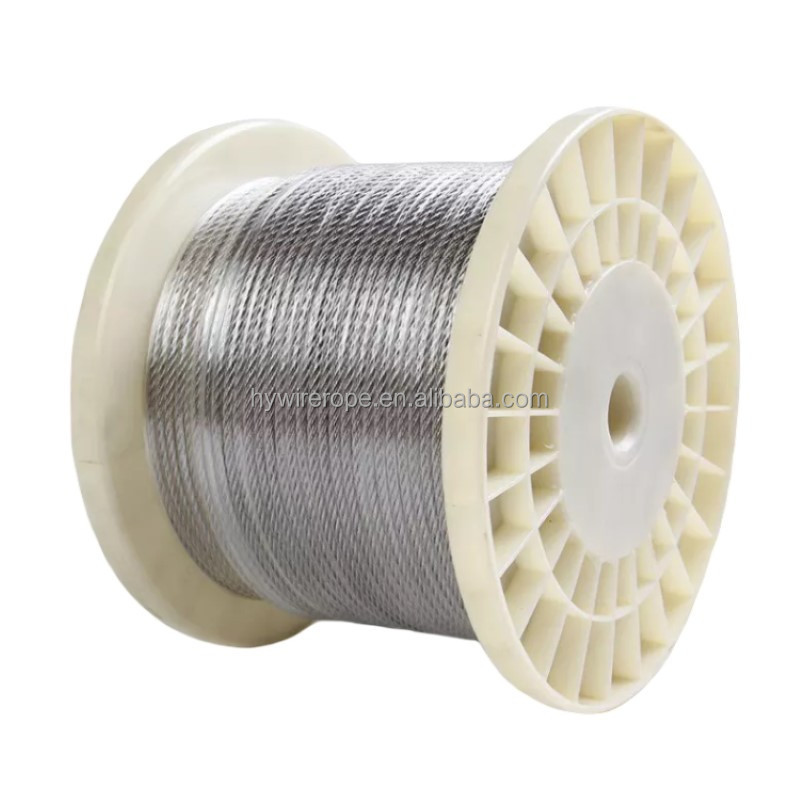 Factory production Stainless Steel Wire Rope cable 1mm 2mm 3mm 4mm 5mm 6mm