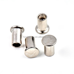 Shenzhen supplier stainless steel Blind rivet flat head semi-tubular rivet