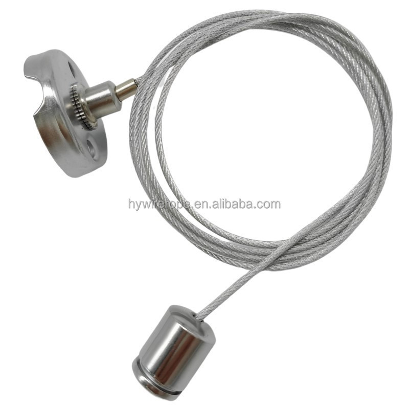 self locking suspension ceiling hanging wire connection for lighting