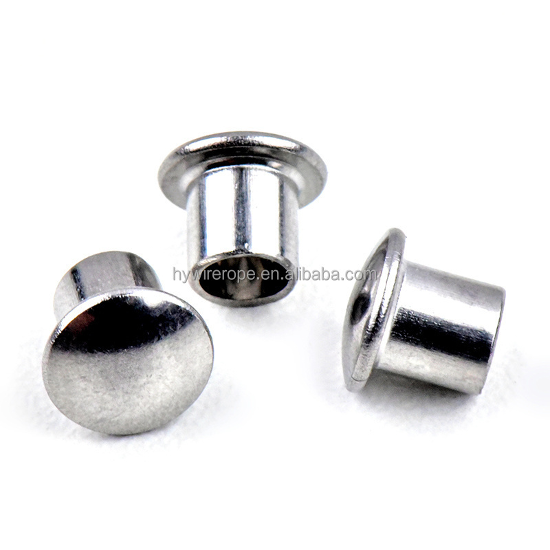 Rivets Manufacturer Pan Flat Head Semi-hollow Semi-tubular Rivets Aluminium Stainless Steel Semi Tubular Rivet