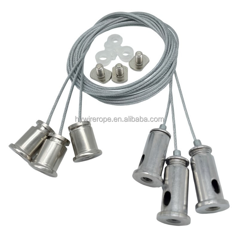 Hanging wire kits/attractive air suspension light suspension cable kits