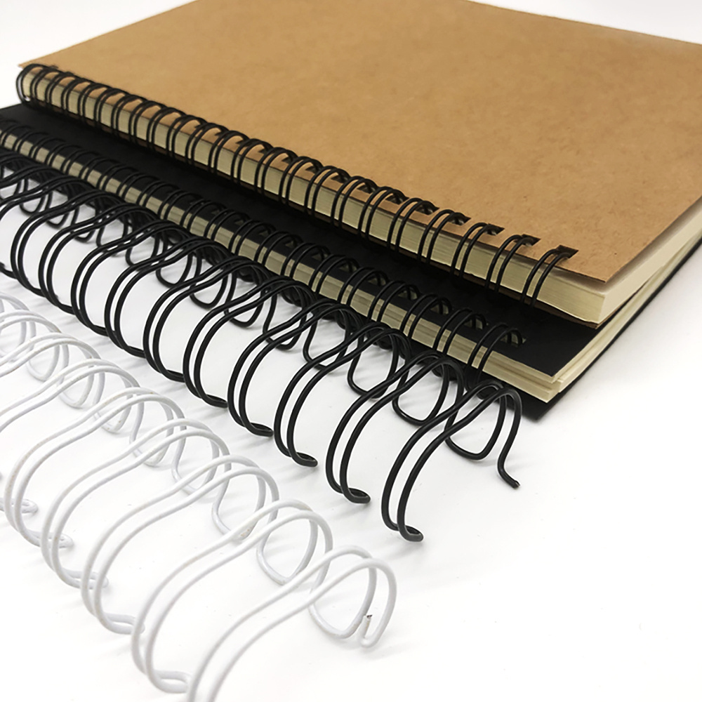 Double Loop Book Metal Spiral Binding Wire