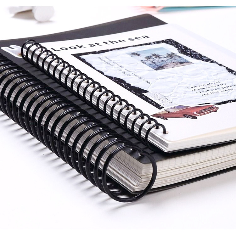 Custom agenda 2024 planner custom printing double wire spiral binding journal coil notebook