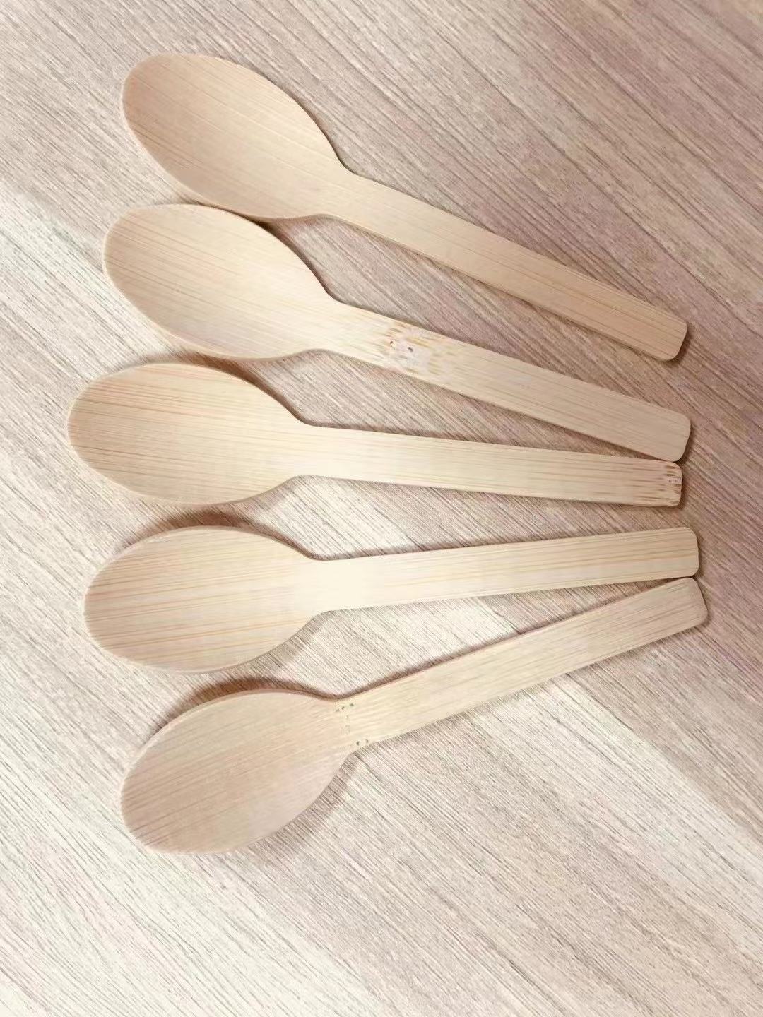 Biodegradable Small Wooden Spoon Disposable Wooden Spoon For Ice Cream And Yogurt