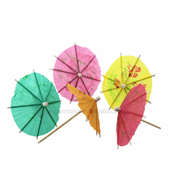 Wholesale  Umbrella Cocktail Sticks for party celebration